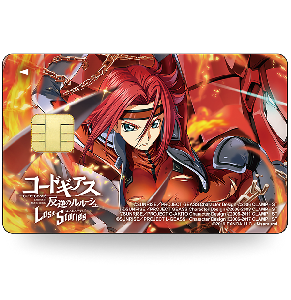 カード(コードギアス 反逆のルルーシュ　カレン（紅蓮舞う）) 表面