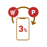 いつでも3%還元