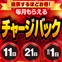 毎月お得なチャージバック